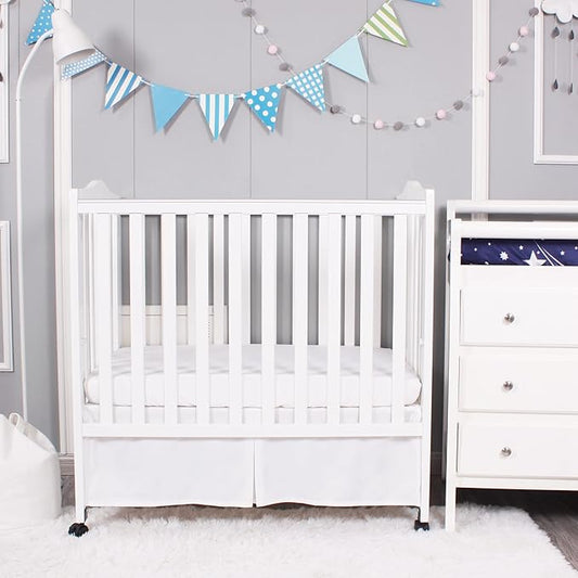 Belsden Pack of 3 Mini Crib Sheet Set, Pack N Play Sheet Set for Baby Boys and Girls, Cloudy Soft Touch and Machine Washable, Fitted Playard/Portable Crib Sheet, White & Grey & Light Grey