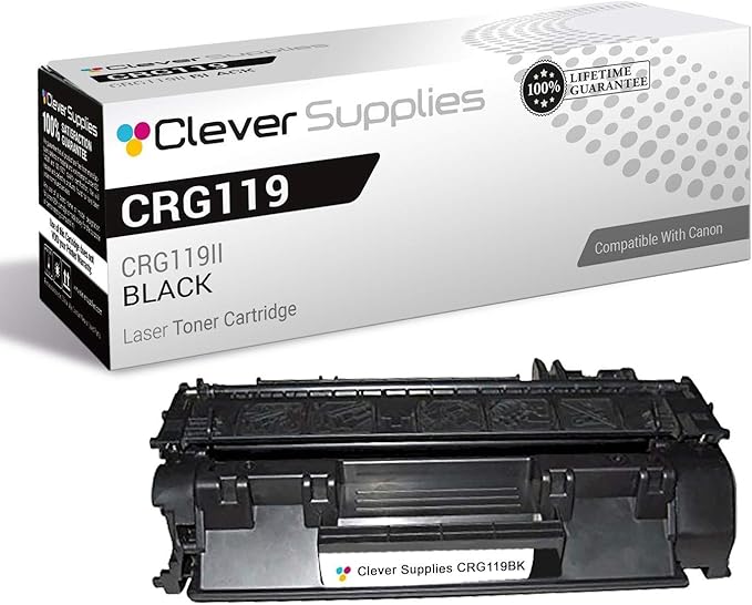 CS Compatible Replacement for Canon CRG119 3480B001AA ImageClass LBP 6300DN LBP 6650DN LBP6650DN LBP6670DN MF414dw (Black, 1 Pack)