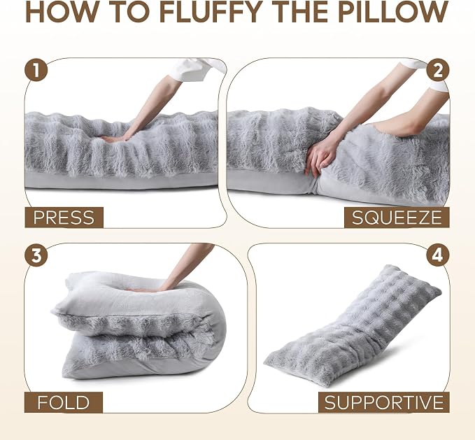 DOWNCOOL Premium Large Body Pillow Insert - Image 7