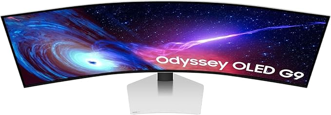 Samsung 49" Odyssey OLED (G93SC) Series Curved Gaming Monitor w QD-OLED, 240Hz, 0.03ms, DQHD, G-Sync Compatible, AMD FreeSync Premium Pro,Height Adjustable Stand,3 Yr Warranty,LS49CG932SNXZA
