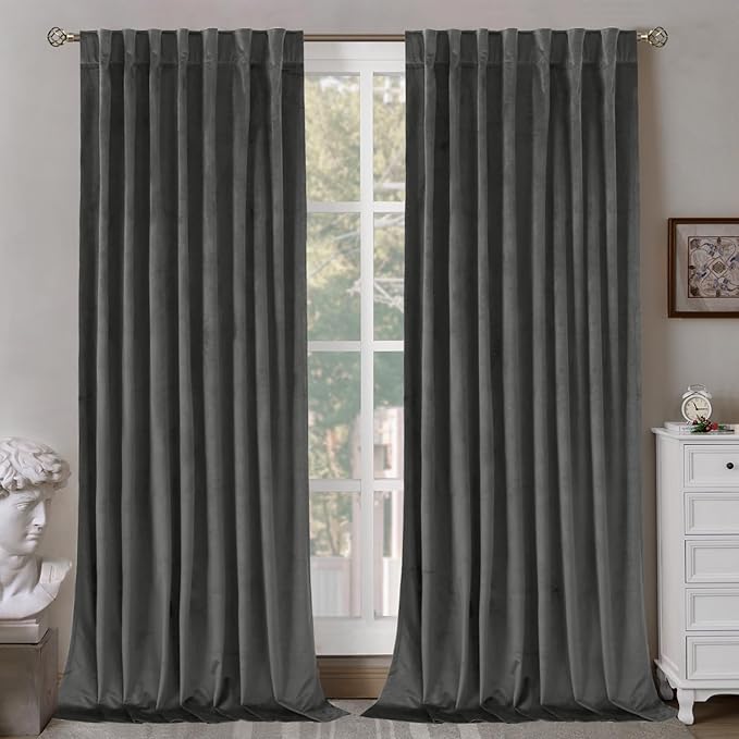 BGment Blackout Velvet Curtains 84 inches by BGment