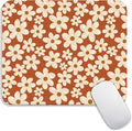 Armanza Square Mouse Pad Cute Flowers, Personalized Premium-Textured Custom Mouse Mat Design, Washable Mousepad Cloth, Non-Slip Rubber Base Computer Mouse Pads for Wireless Mouse