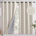 YoungsTex Linen Blackout Curtains 54 Inches Long by YoungsTex