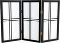 2 ft. Short Desktop Double Cross Shoji Screen by RedLantern