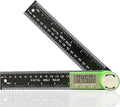 PDDYIER Digital Angle Finder Protractor, 2-in-1 Miter Saw, 7 Inch/200mm ABS Ruler, High Accuracy Measuring Tool for Woodworking, Metalworking, Carpenter, Construction