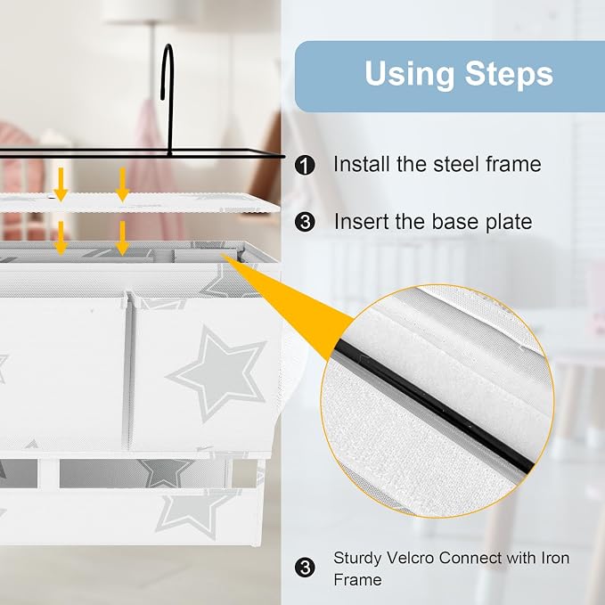 Bedside Caddy Organizer, Dual-Purpose Bedside Storage - Image 8