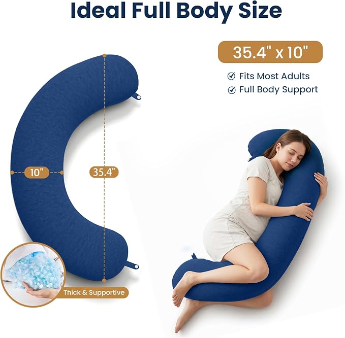 TranquilRelax C Shaped Body Pillow - Image 2