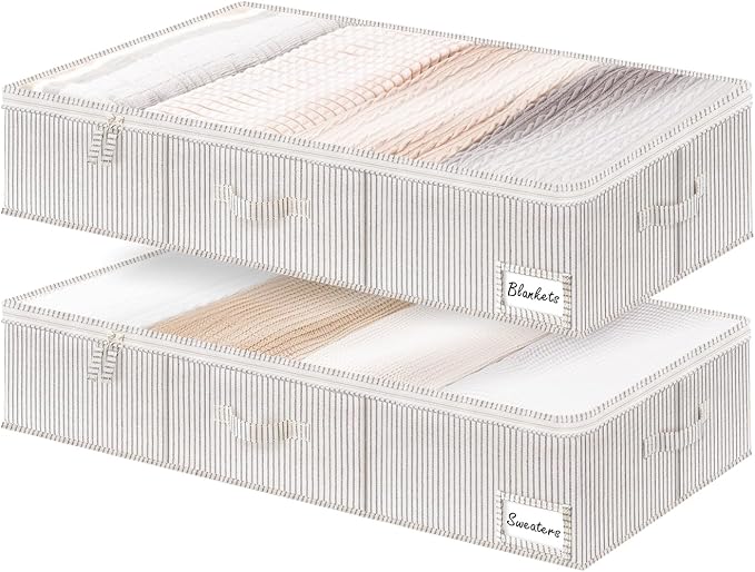 StorageWorks 7 Inch Low Profile Under Bed Storage Containers - Image 9