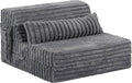 Folding Sofa Bed Twin Size, Convertible Sleeper Chair Mattress by TiitaHome