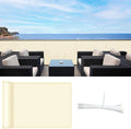 3'x3' Butter Cream Balcony Privacy Screen Fence 90% UV Block | 90% privacy by SUNLAX