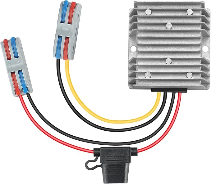 BEYIMEI DC to DC Converter 20-72V to12V 10A 120W, DC 24V 36V 48V 60V 72V Step Down to 12V Buck Converter Regulator Voltage Conversion Transformer for Golf Cart, forklifts Car,Solar Panel Regulation