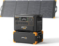 Pecron Portable Power Station F3000LFP with 3072Wh Extra Battery, 200W Solar Panel*1, 3072Wh Solar Camping Generator, 3600W Solar Generator for RV, Home Use, CPAP