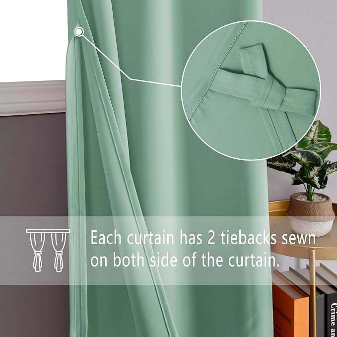 DWCN Blackout Curtains for Bedroom - Image 2