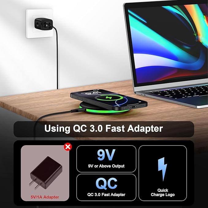 for Samsung Wireless Charger Fast Charging Pad 2 Pack Compatible Samsung Galaxy S25 FE/S25 Ultra/S24 FE/S23/S22,15W Wireless Charger Android Charging Station for Google Pixel 10 10 Pro XL