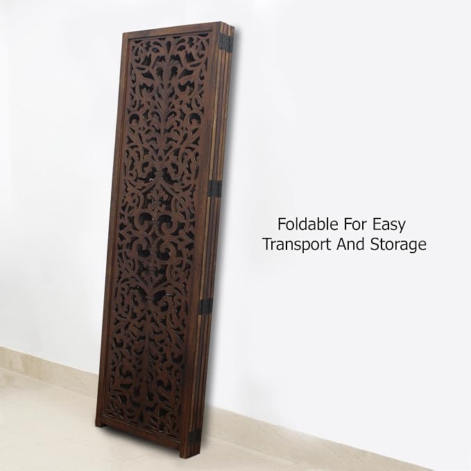 COTTON CRAFT Room Divider Wood Screen - Image 7