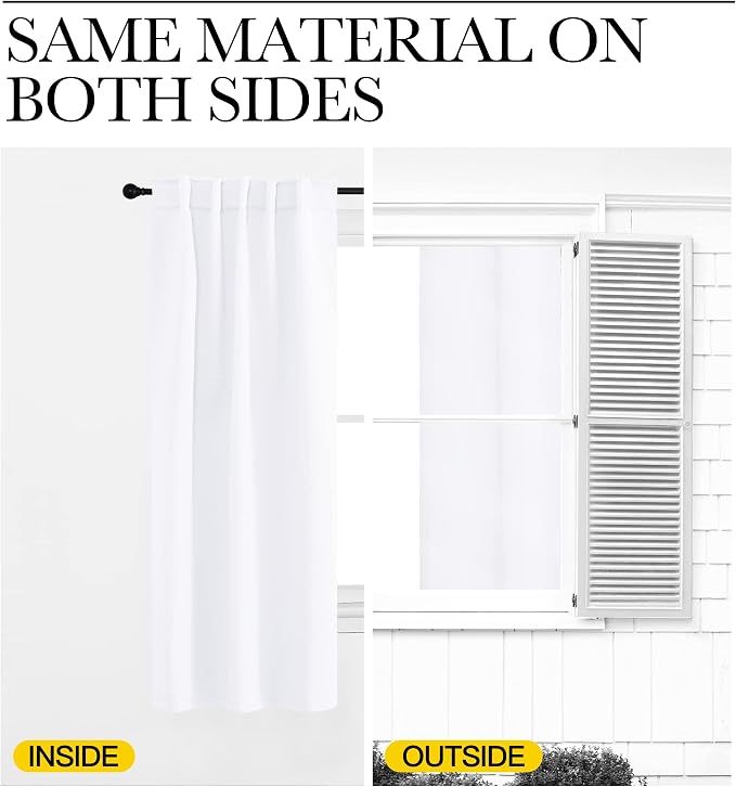 NICETOWM Window Treatment Curtain Panels - Image 6