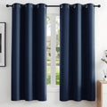 Deconovo Blackout Curtains for Bedroom and Living Room 63 Inches Long | Black by Unknown
