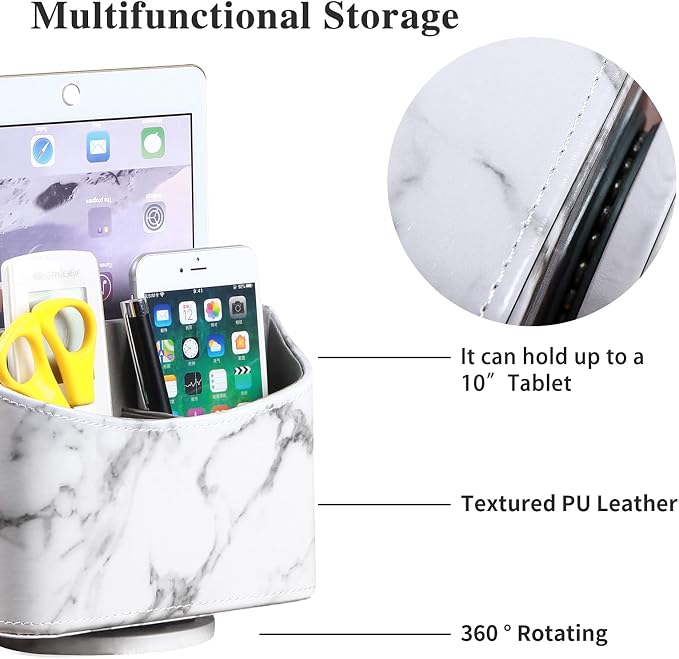 360° Spinning Remote Control Holder, TV Remote Caddy - Image 2