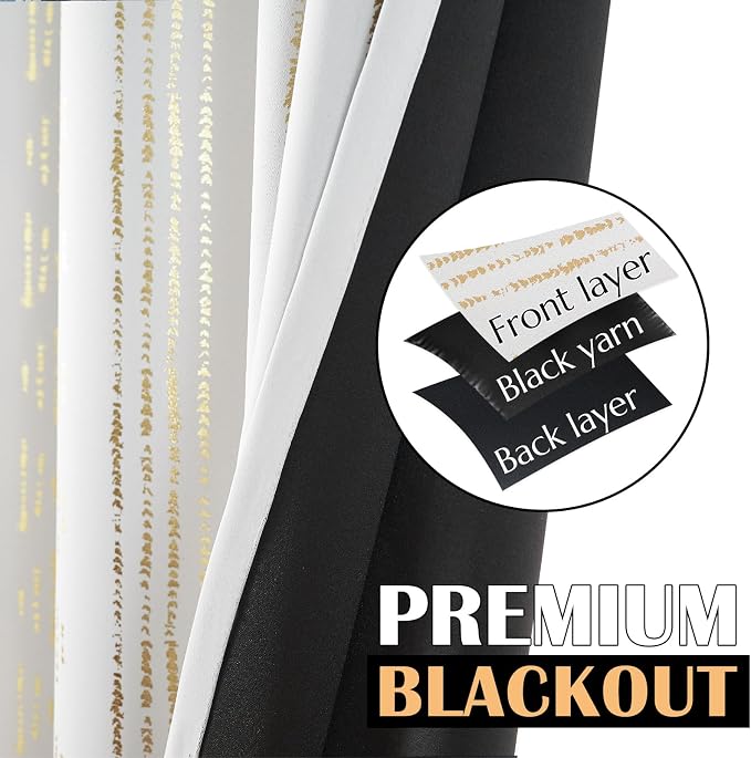 jinchan Boho Blackout Curtains 72 Inches Long - Image 4
