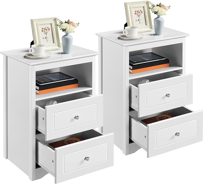 Yaheetech Tall Nightstands Set of 2 by Unknown