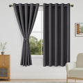 DWCN Dark Grey Blackout Curtains by DWCN