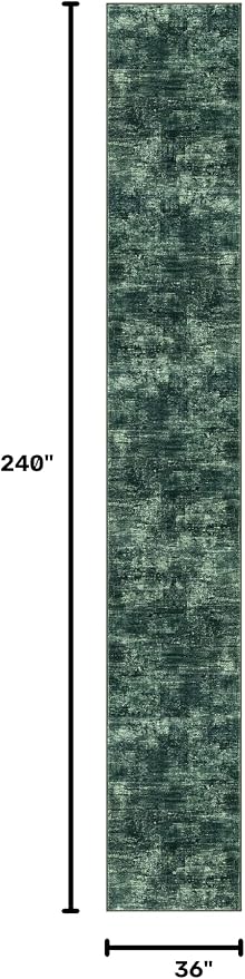 Abstract Runner Rug 3x20 Ft Extra Long Washable Runners - Image 2