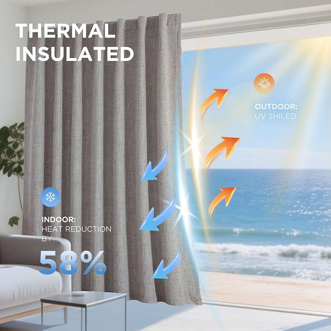 Joydeco Blackout Curtains for Bedroom - Image 5
