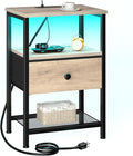 Night Stand, LED Nightstand by LOAKEKEL