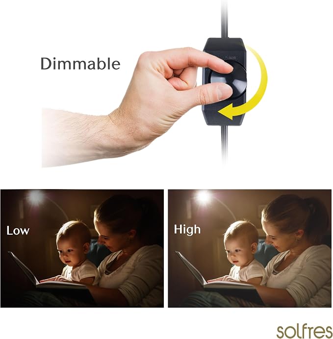 Patented Innovative Design Headboard Reading Light Pro. No Drilling Book Light - Image 6