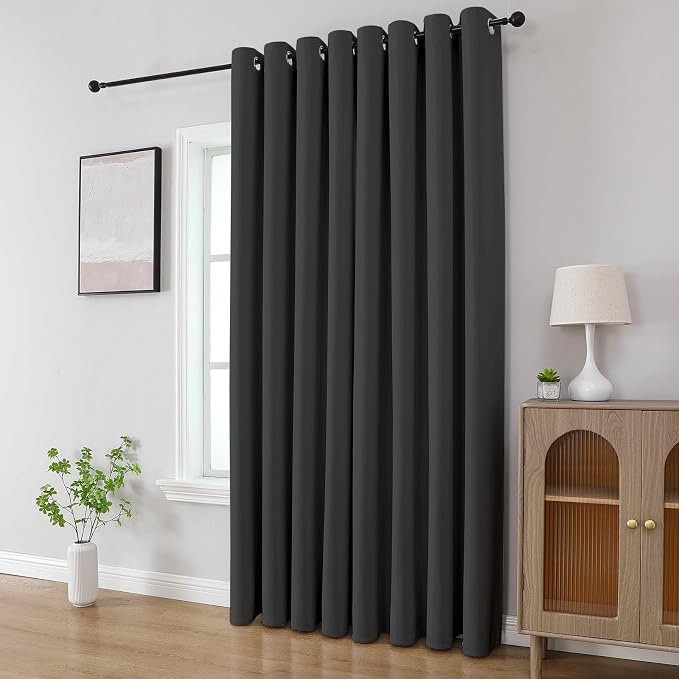 CUCRAF Blackout Curtains for Bedroom, Thermal Insulated Room Darkening Grommet - Image 9