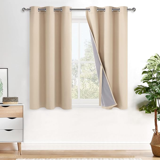 XWZO 100% Blackout Curtain Panels by XWZO
