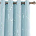 Deconovo Curtains for Living Room, Pattern Blackout Curtains 96 Inches Long | by Unknown