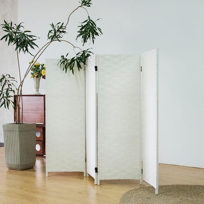 4 Panel Double Sided Short Room Divider - Image 2