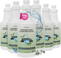 Steam & Go Demineralized Water Cleaning Solution for Floor & Multi-Surface Steam Cleaners - Compatible for All Steam Mops - Eucalyptus Mint Scent, 32 oz, Pack of 6