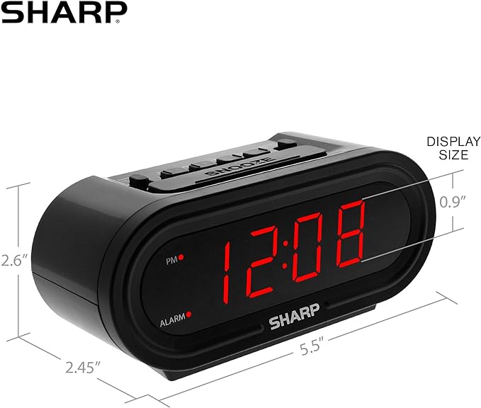 Sharp AccuSet Self-Setting Alarm Clock - Image 4