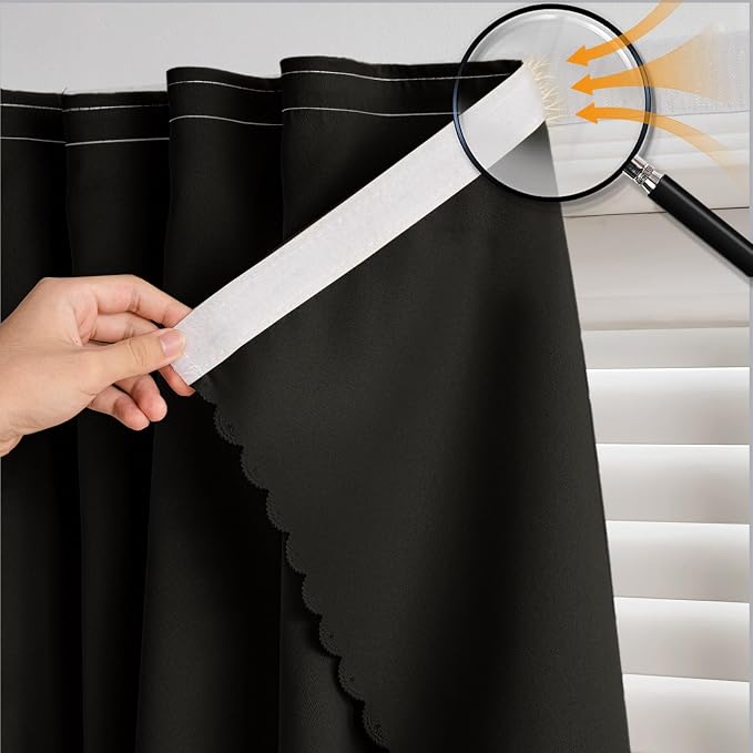 Adhesive Curtains for Window by gonnrly