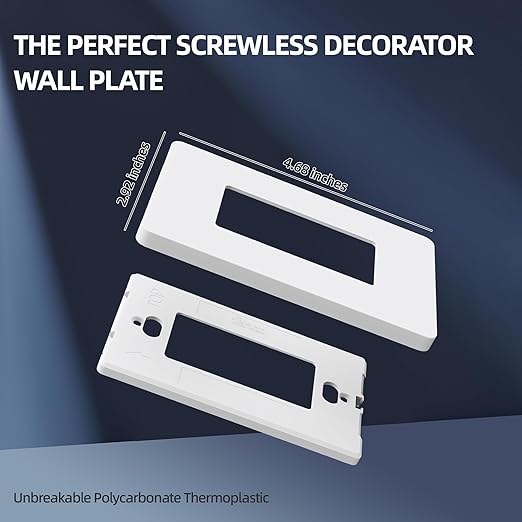 ThunderWay 3 Way Matte White Light Switch with Cover Plate, 15A 120/277 V Three Way Decorative Paddle Switches, Self-Grounding, Residential and Commercial Grade, UL Listed, 30 Pack