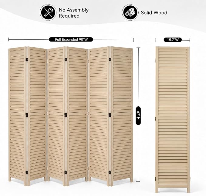 Wood Room Divider - Image 3