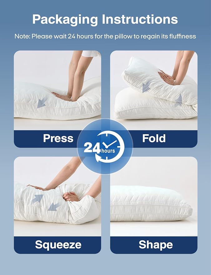 ZonLi Long Body Pillow for Adults, Firm Body Pillow - Image 3