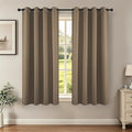 Joydeco Blackout Curtains 72 Inch Length 2 Panels Set, Thermal Insulated Long by JOYDECO