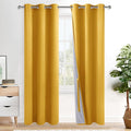 XWZO Full Shading Blackout Curtains 84 Inches Length by XWZO
