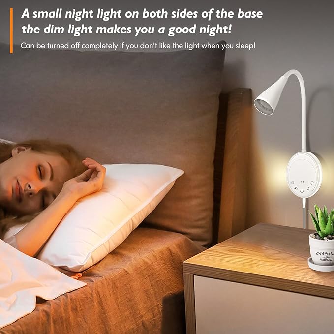 SANKEDOU LED Wall Mount Reading Light, Bedside Reading Lights - Image 4