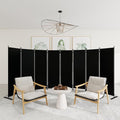T&Jero 8-Panel Folding Room Divider, 6ft Tall Portable Privacy Screen Wall by TJero