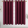 Diraysid Burgundy Red Grommet Blackout Curtains by Diraysid%2C+refresh+your+life