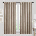 RYB HOME Velvet Room Darkening Curtains by RYBHOME