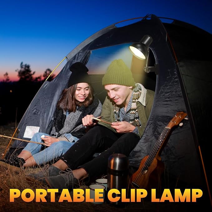Clip-on Reading Lamp Rechargeable Cordless Desk Lamp - Image 7