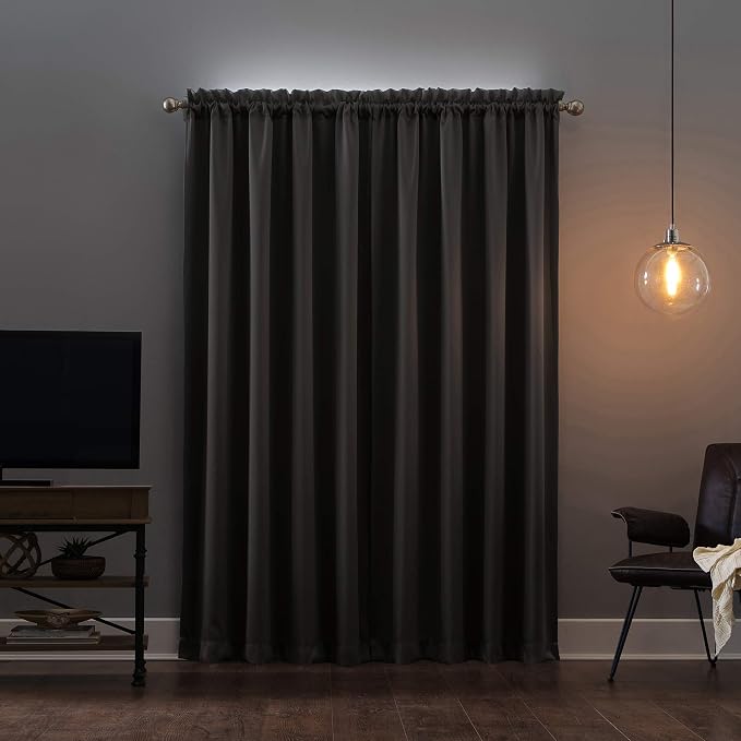 Sun Zero Oslo Theater Grade Extreme Total Blackout Rod Pocket Curtain Panel - Image 2