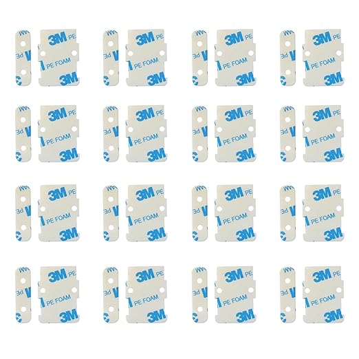 ONTEN Replacement Adhesive Tape Compatible with SimpliSafe Entry Sensor – 32 Pre-Cut Double-Sided Pads – Easy Install, Strong Hold for Sensors & Magnets – Pack of 16 Sensor Pads & 16 Magnet Pads