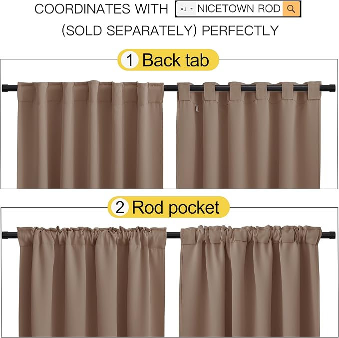 NICETOWN Blackout Curtains and Drapes - Image 3