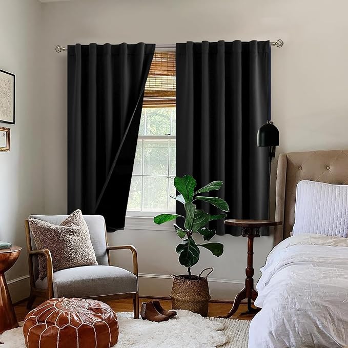 BGment 100% Blackout Curtains 40 Inch Length - Image 9